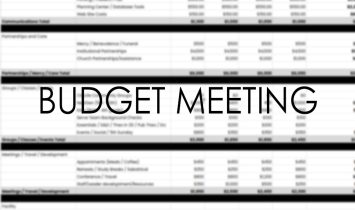Annual Budget Meeting